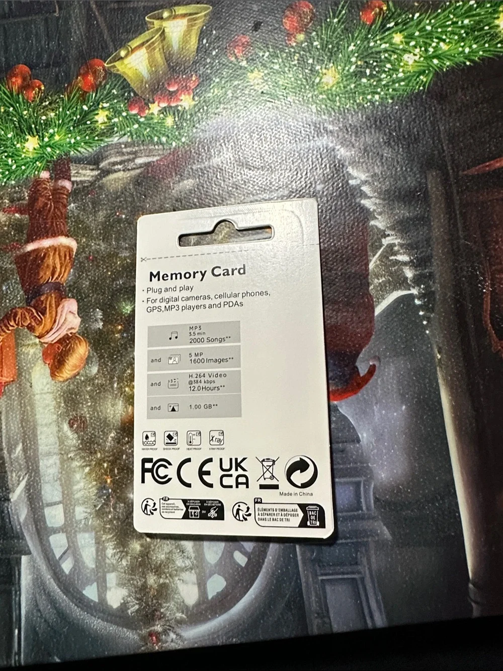 Lenovo Black MicroSD Card with Black Adapter on Red Pack